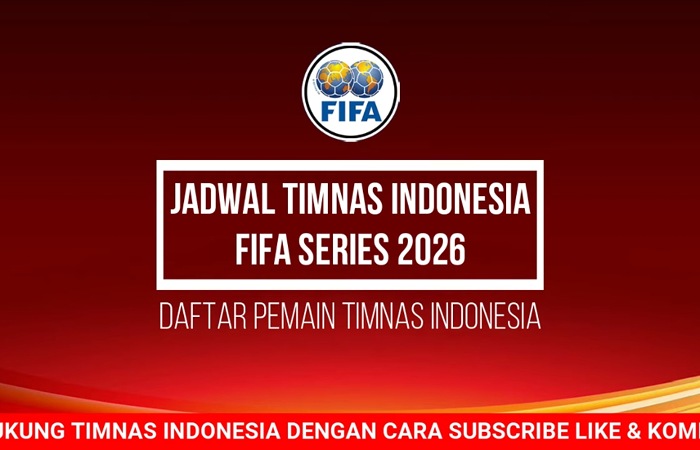 Jadwal Timnas Indonesia di FIFA Series 2026 lengkap dengan lawan, skuad, dan peluang Garuda di turnamen internasional.