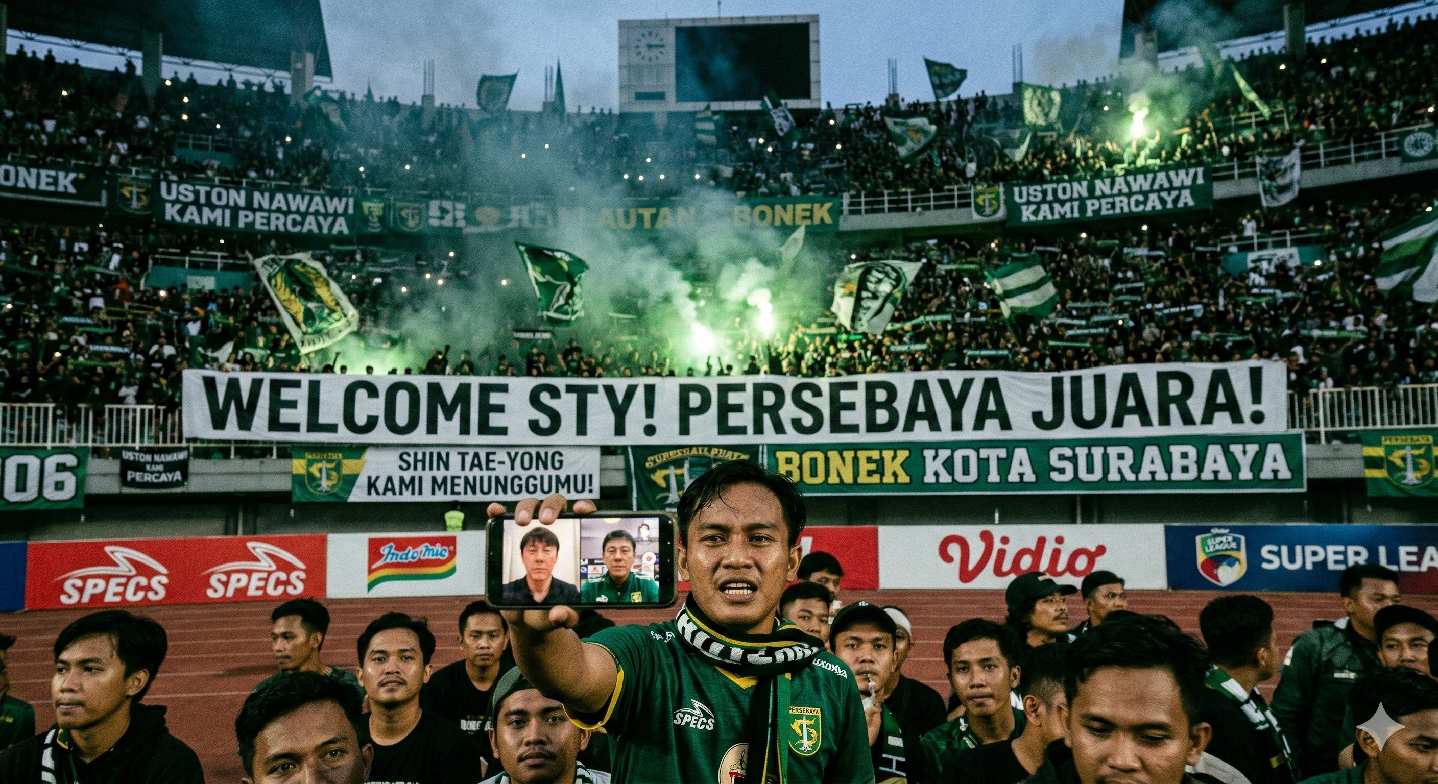Geger rumor Shin Tae-yong latih Persebaya usai video call Shin Sang-gyu bocor. Apakah STY segera merapat ke Bajul Ijo? Cek fakta selengkapny