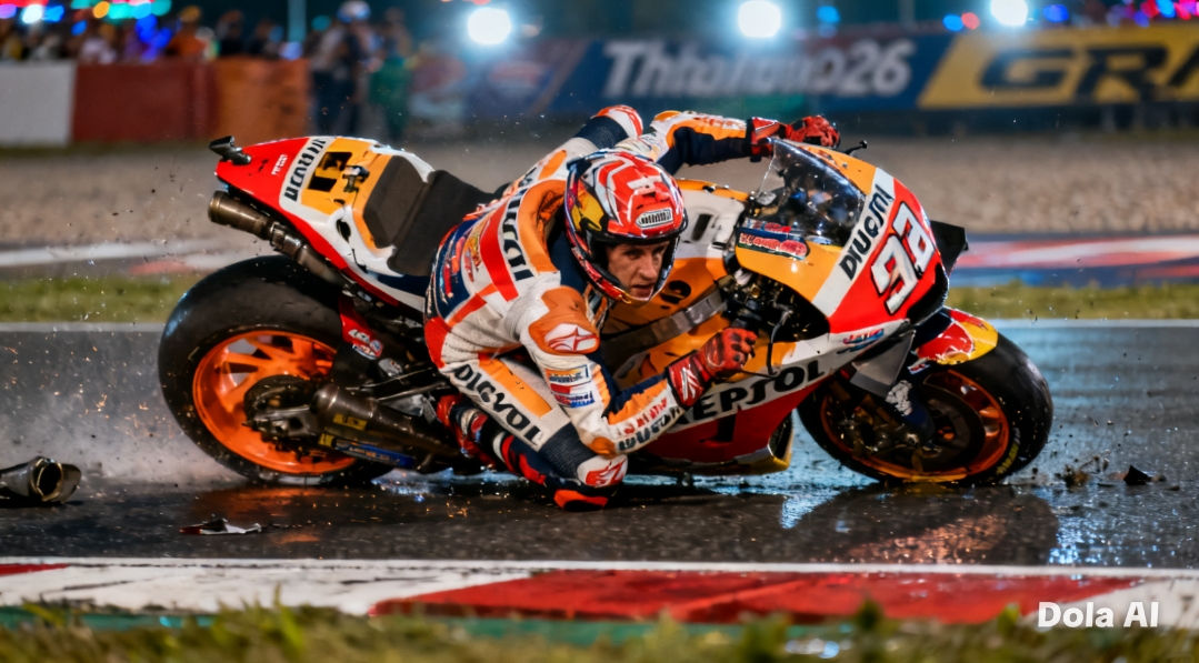 Marc Marquez Gagal Finis