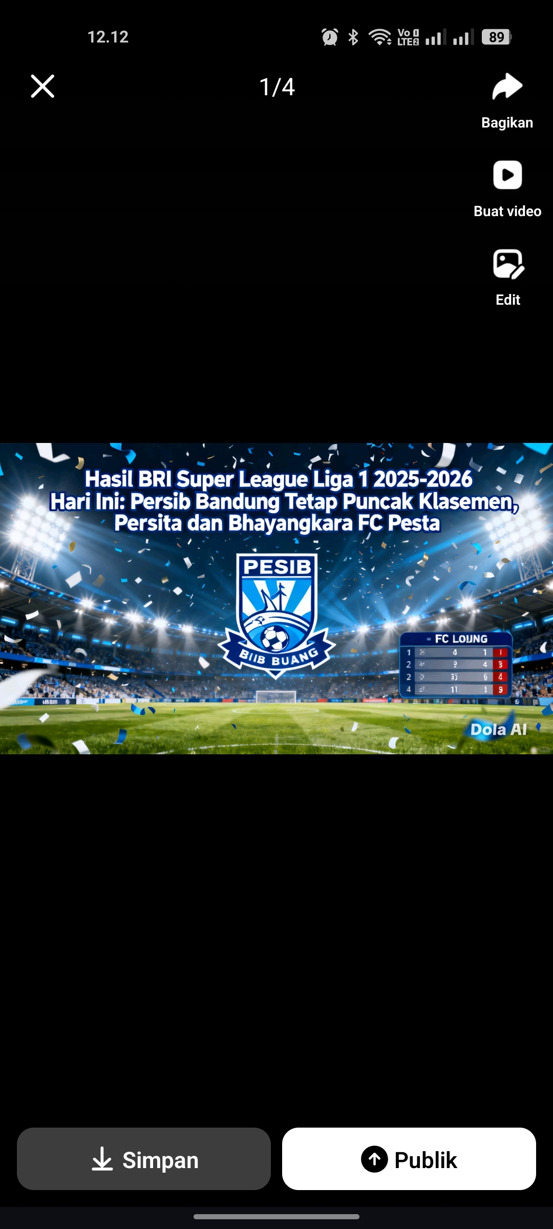 Hasil BRI Super League Liga 1 2025-2026 Hari Ini: 