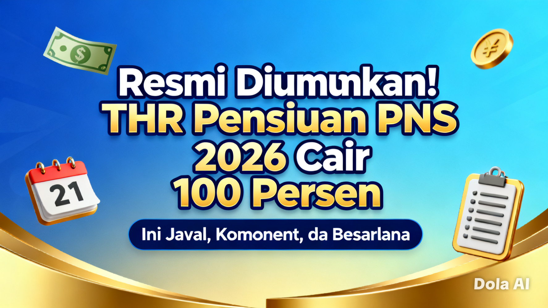 THR Pensiunan PNS 2026 Cair 100 Persen.