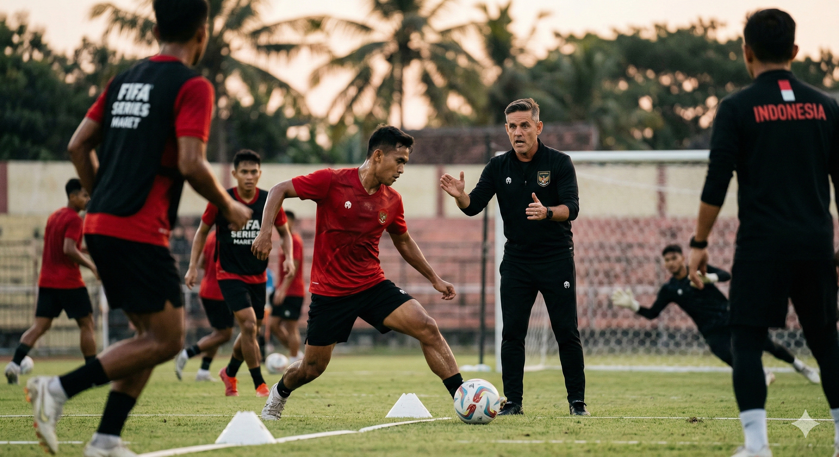 Persiapan FIFA Series Maret! Pelatih John Herdman pimpin latihan perdana Timnas Indonesia, sementara Maarten Paes tampil memukau saat debut.