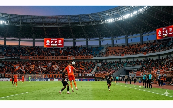 Drama Persija vs Borneo FC 2-2 di JIS, Gol Injury Time Bikin Macan Kemayoran Gagal Pangkas Jarak Persib Bandung