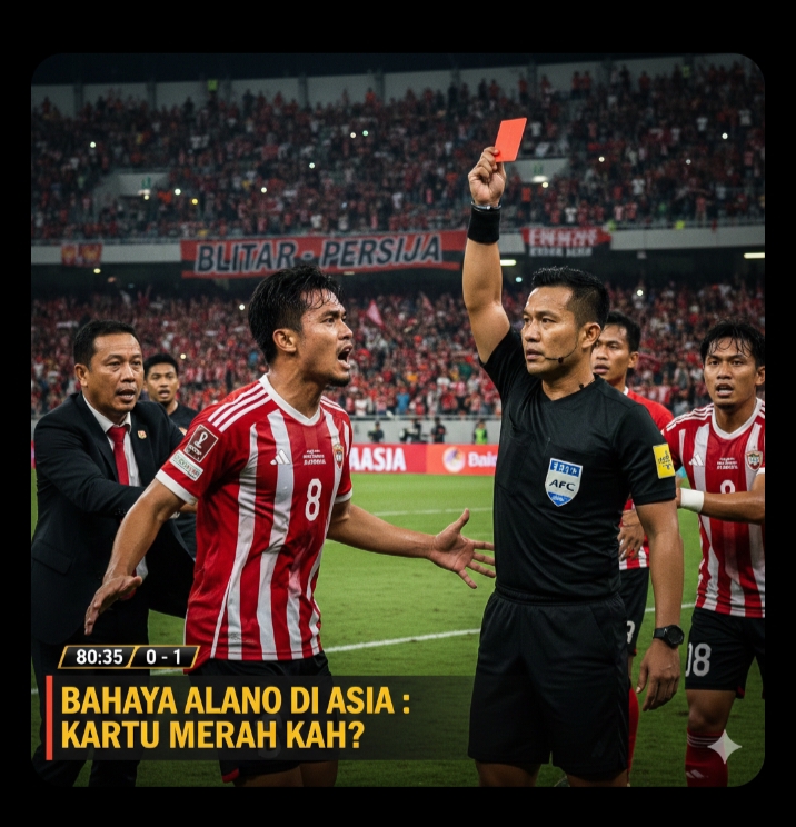 Bahaya Alano di Level Asia, Persija Terancam Main 10 Pemain? Sorotan Tajam Soal Emosi Bintang Macan Kemayoran