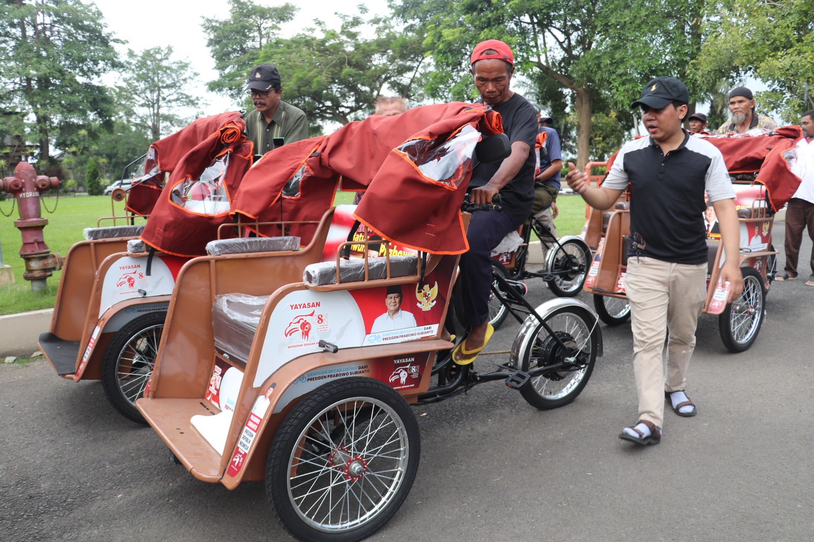 200 Warga Ikuti Latihan Operasikan Becak Listrik Bakal Diberikan 7 Maret 