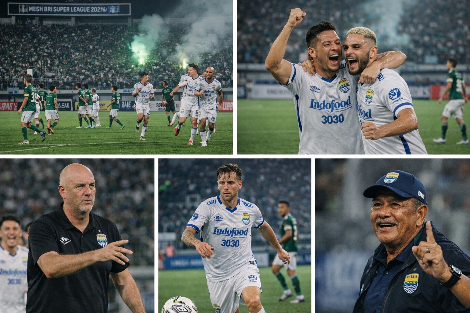 Hasil babak pertama Persebaya vs Persib: Gol penalti Bruno Moreira bawa Bajul Ijo unggul, gol balasan Persib dianulir VAR. Simak drama lengkapnya di sini!