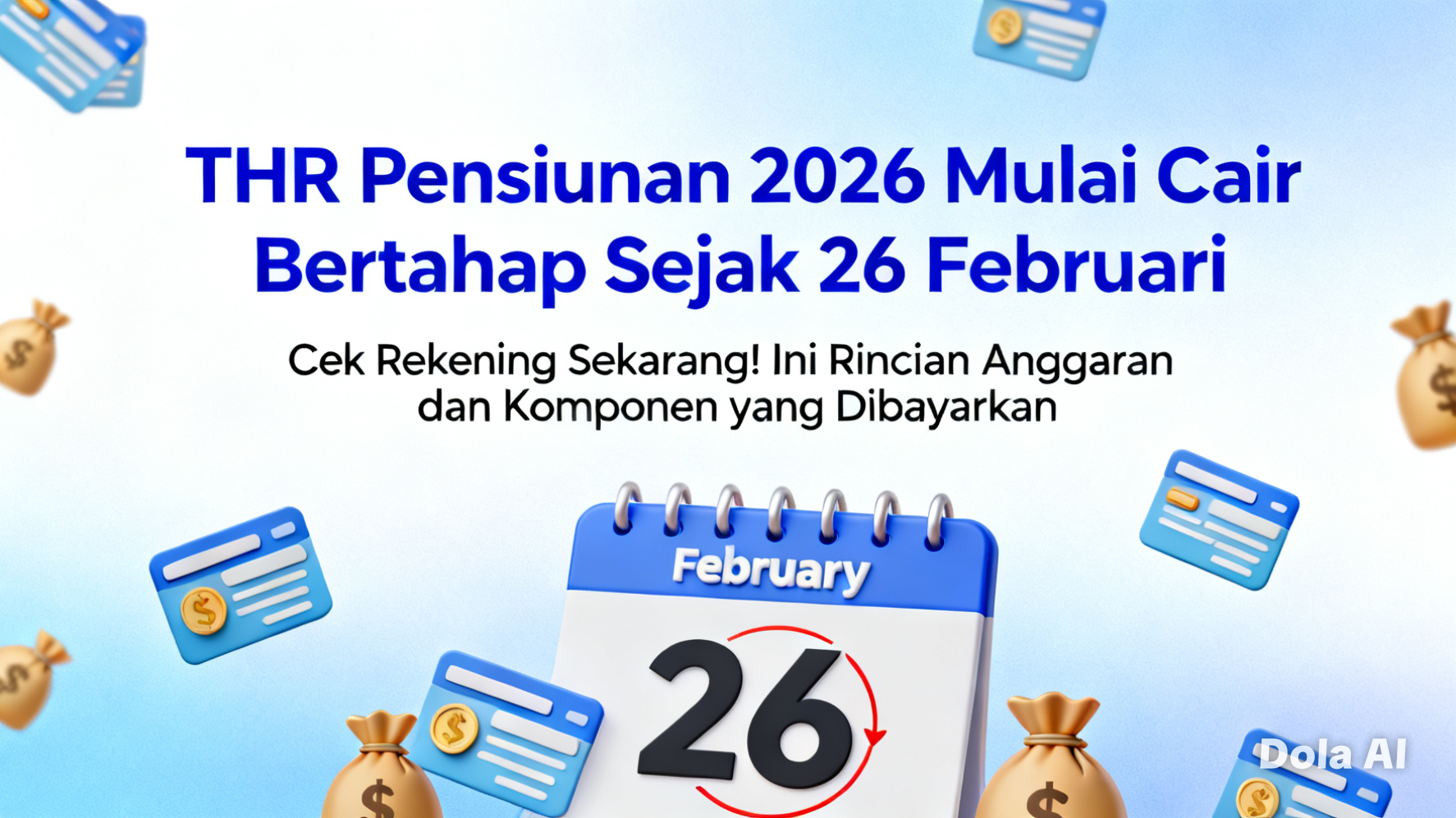 THR Pensiunan 2026 Mulai Cair Bertahap Sejak 26 Februari.