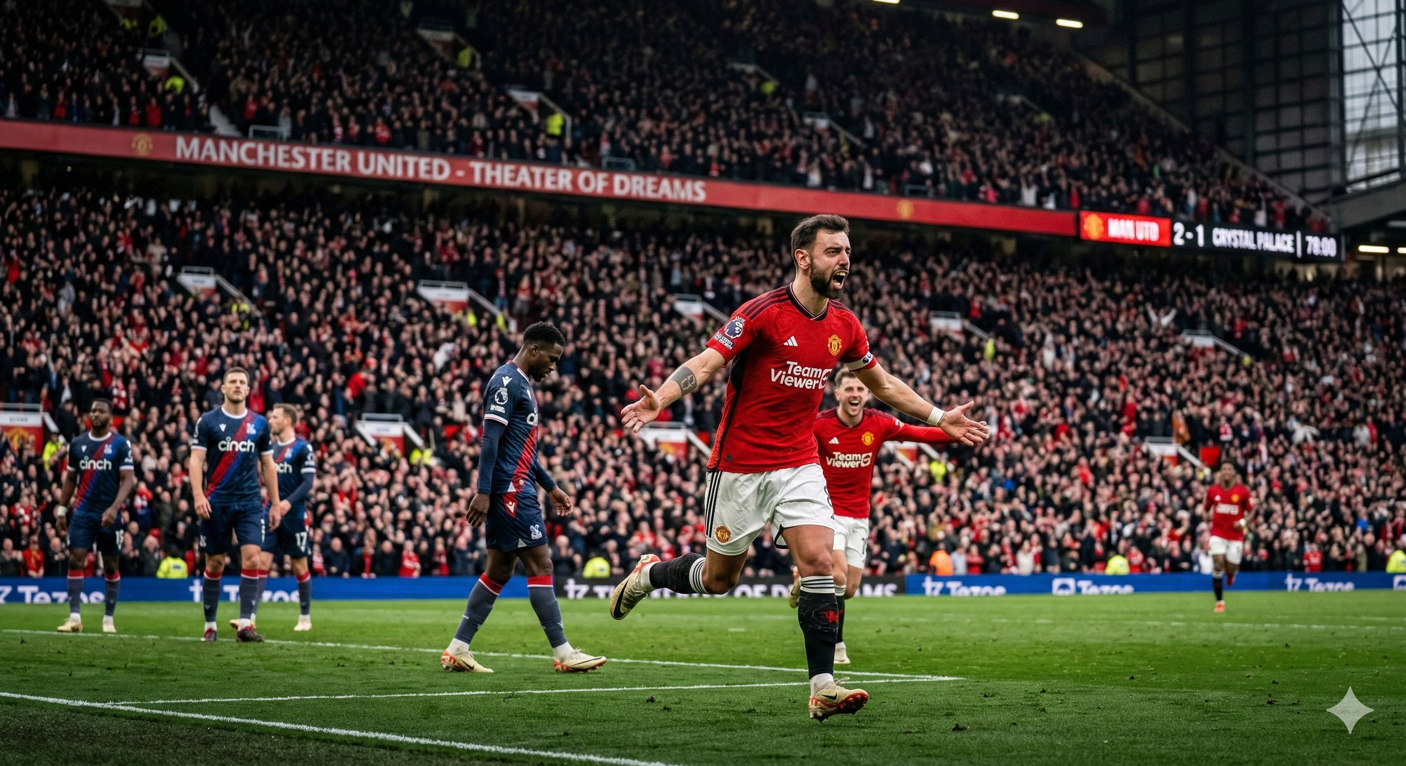 Bongkar rahasia taktik Manchester United saat bekuk Crystal Palace 2-1. Strategi repetisi dan fluiditas Bruno Fernandes jadi kunci kemenangan!