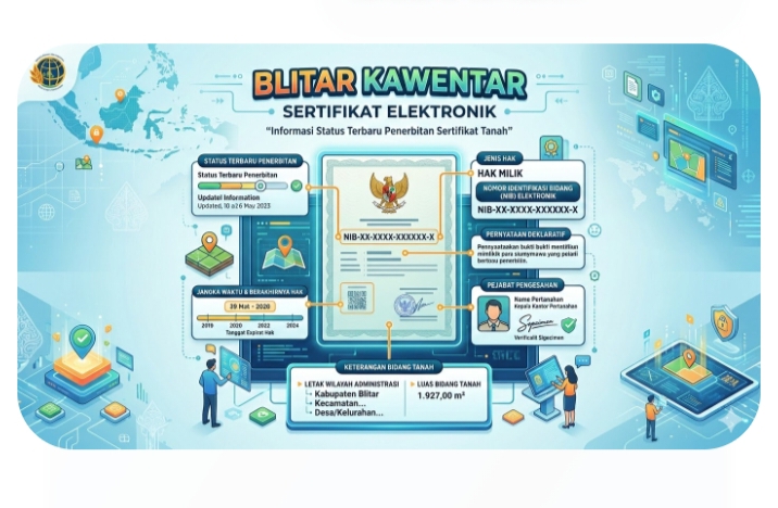 Mengenal Isi Sertifikat Elektronik Tanah dari ATR/BPN