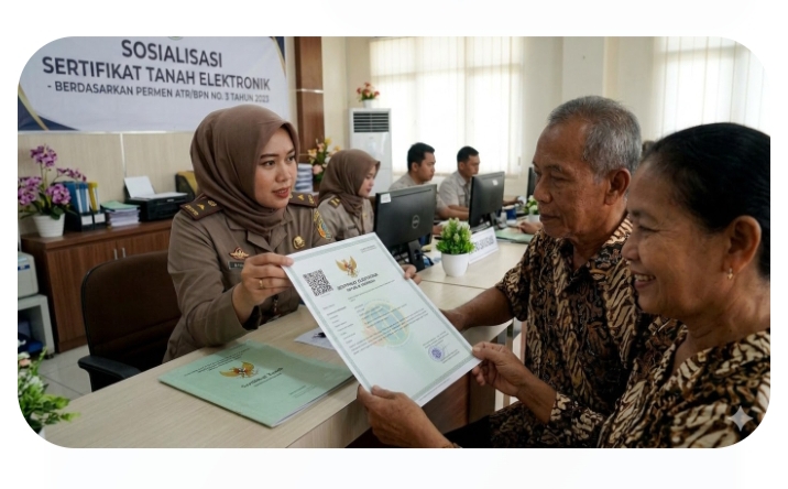 Sertifikat Tanah Beralih Elektronik Sesuai Permen ATR Nomor 3 Tahun 2023
