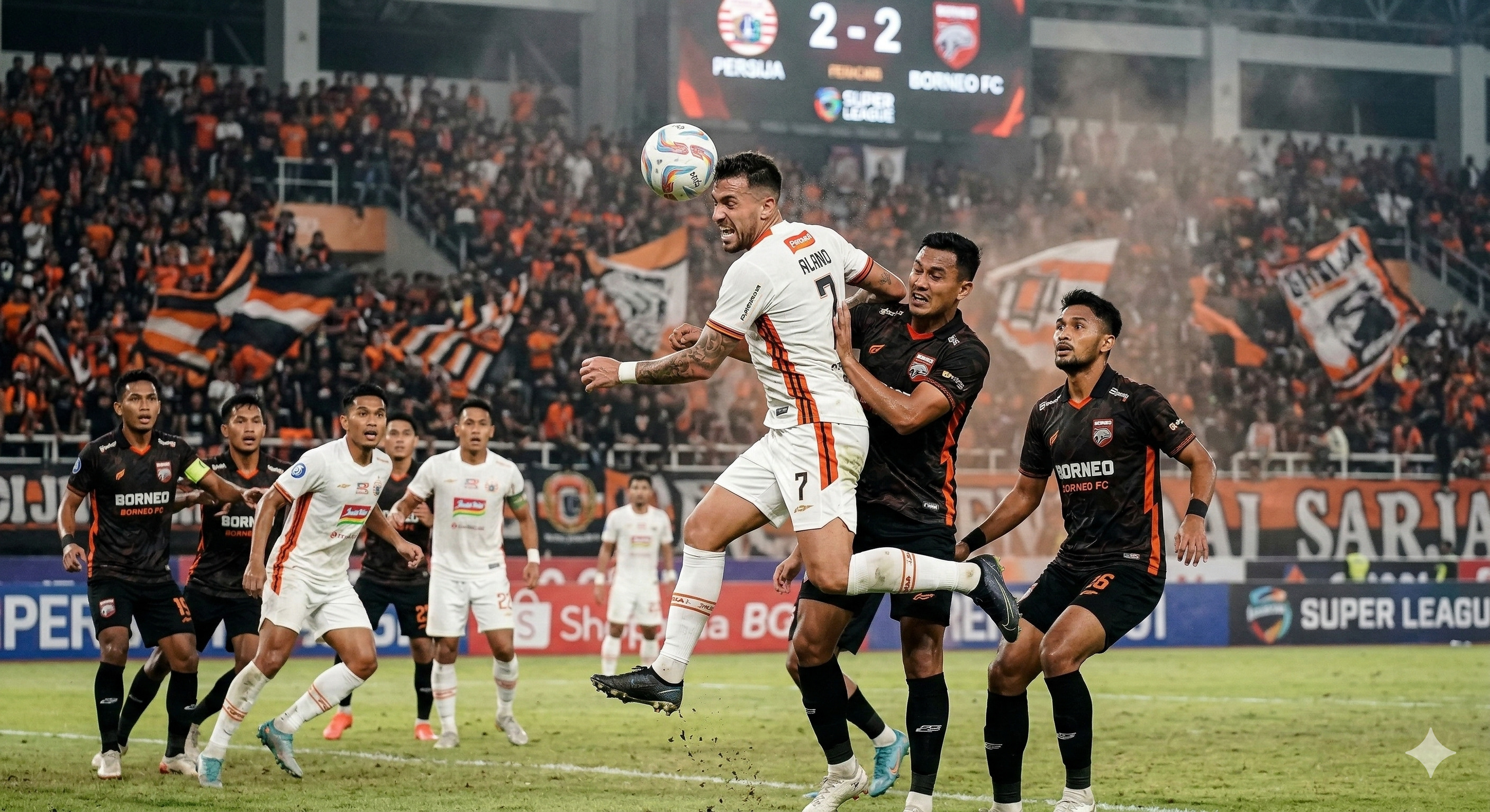 Hasil Persija vs Borneo FC berakhir imbang 2-2! Simak analisis taktikal, sorotan emosi Alano, hingga blunder Andritani di laga panas ini.