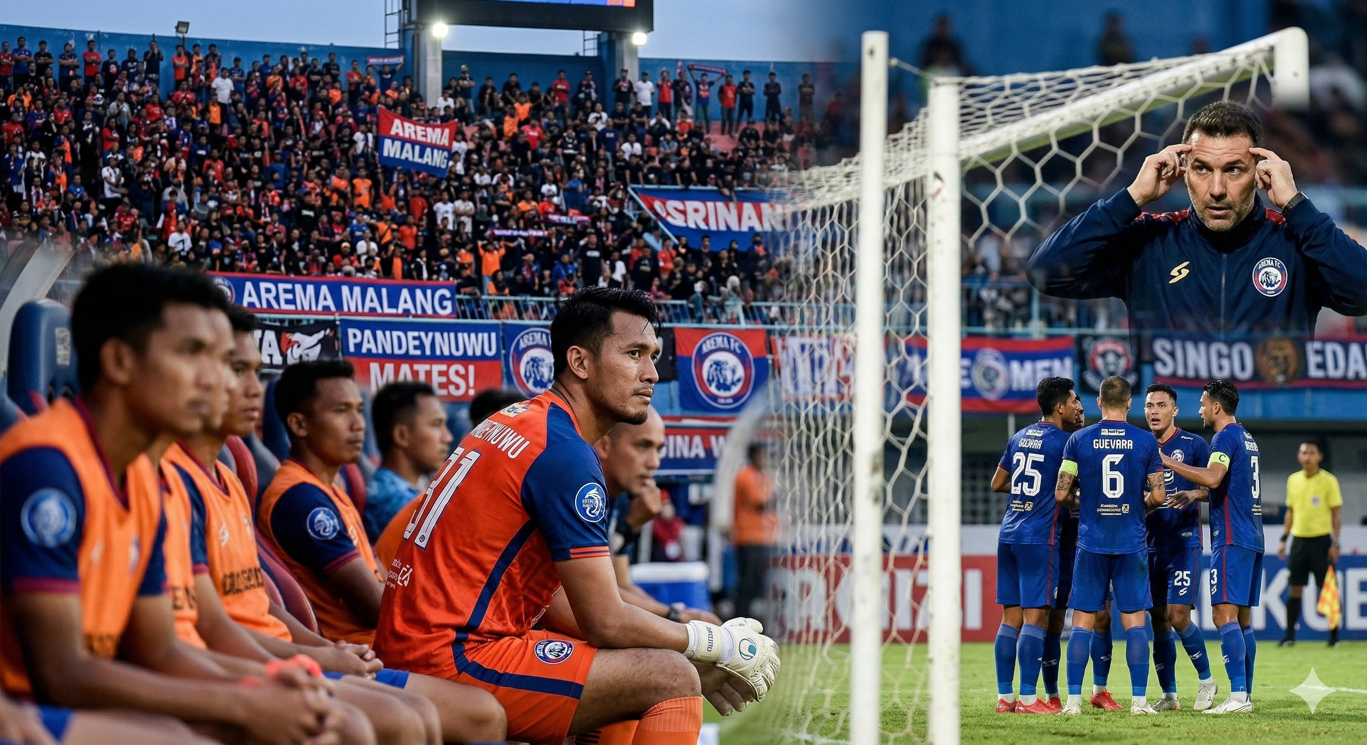 Cek update kondisi skuad Arema FC terkini! Gianluca Pandeynuwu belum debut, lini belakang Singo Edan krisis bek tengah jelang lawan Bali