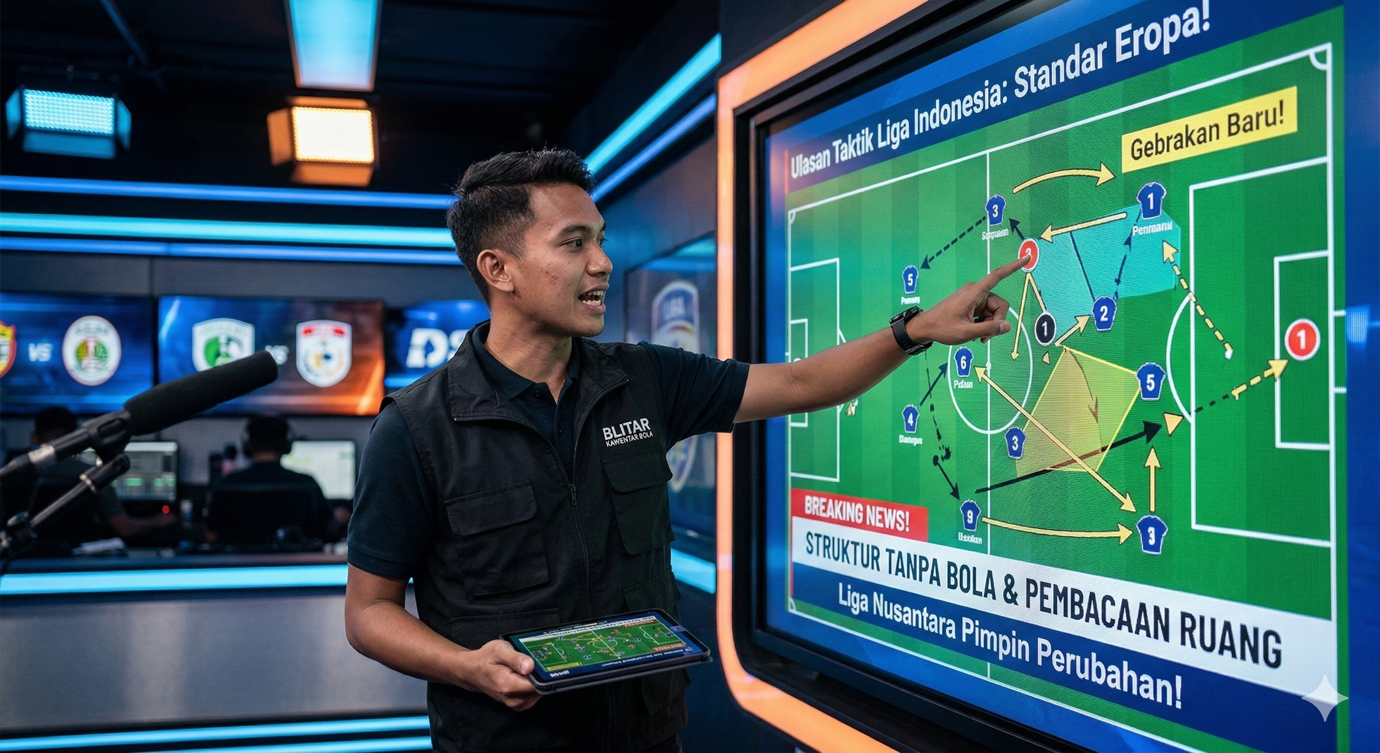 Simak terobosan ulasan taktik Liga Indonesia ala Eropa oleh Tommy Desky. Bukan di Liga 1, tapi Liga Nusantara! Klik untuk info lengkapnya.