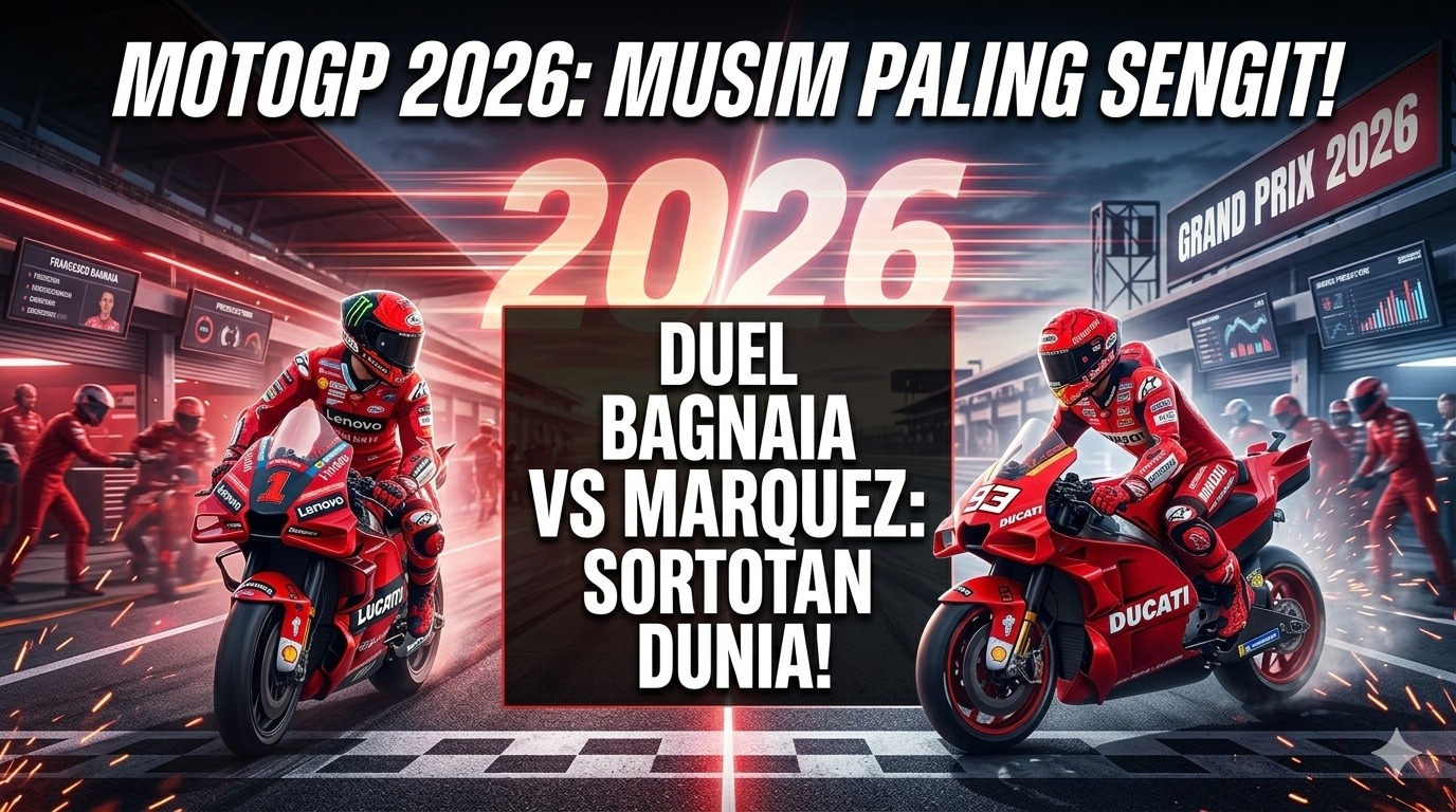 MotoGP 2026 Diprediksi Jadi Musim Paling Sengit, Duel Francesco Bagnaia vs Marc Marquez Jadi Sorotan