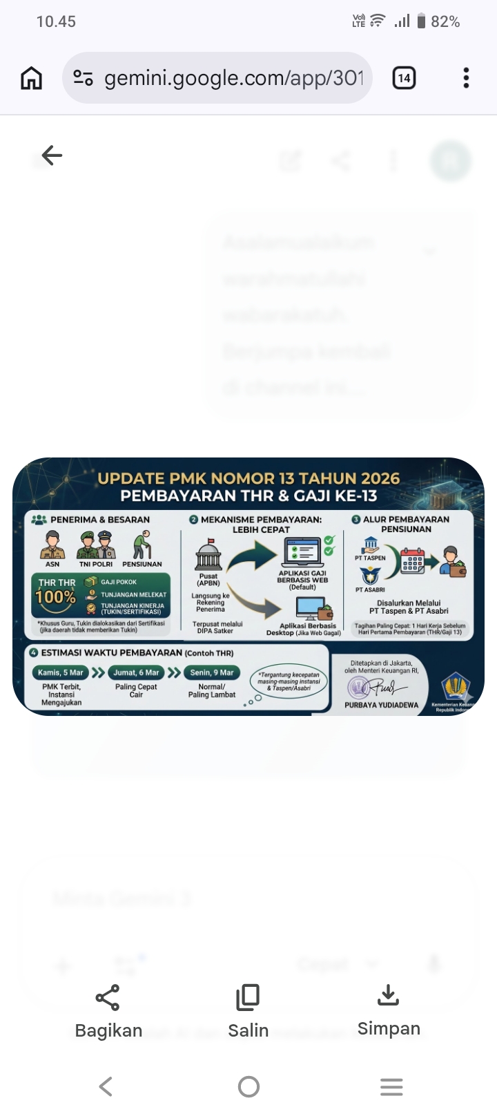 PMK Nomor 13 Tahun 2026 Terbit, Benarkah THR Pensiunan 2026 Bisa Cair Jumat? Ini Penjelasan Resmi Mekanisme Pembayarannya