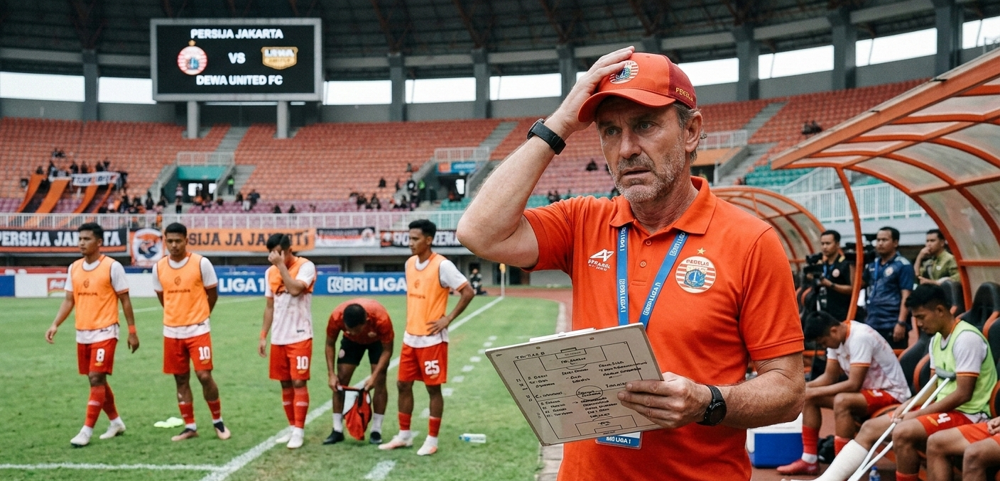 Persija Jakarta Krisis Pemain Jelang Lawan Dewa United FC di Liga 1 Indonesia, Macan Kemayoran Dipaksa Putar Otak Susun Strategi
