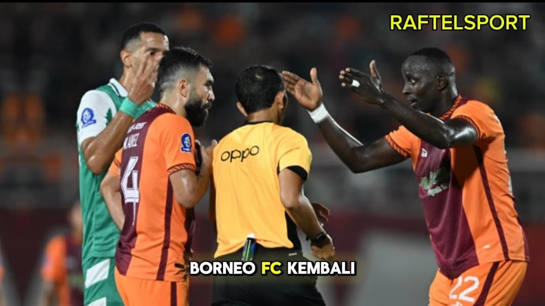 Hasil Liga 1 Indonesia: Borneo FC hancurkan Persebaya 4-1 lewat gol spektakuler Juan Felipe Villa dan Mariano Peralta.