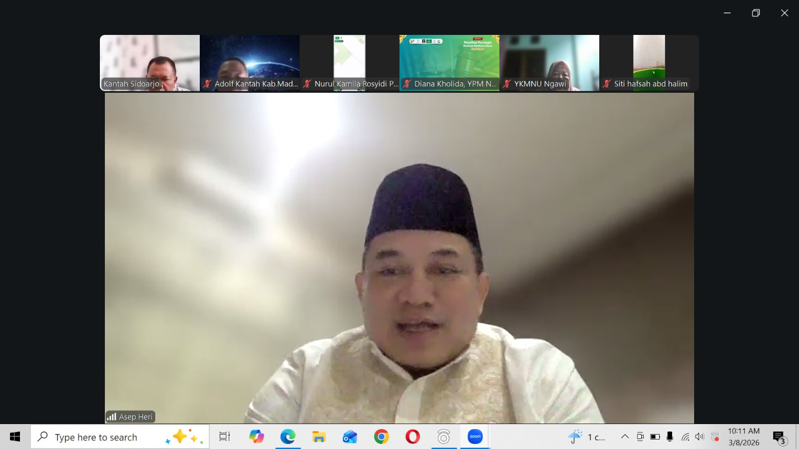 Percepat Sertipikasi Tanah Wakaf, Kakanwil BPN Jatim Rapat dengan Muslimat NU