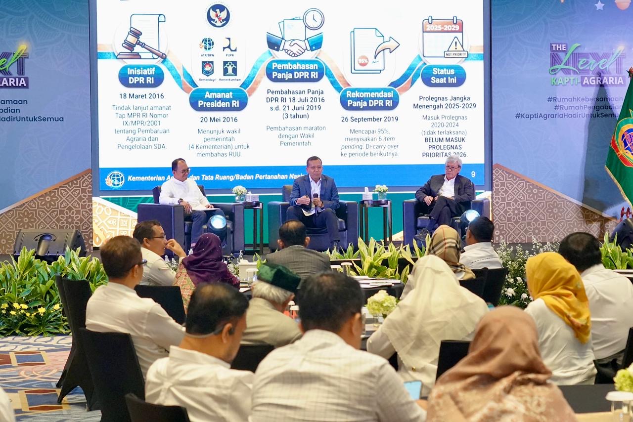 Kementerian ATR/BPN Libatkan KAPTI-AGRARIA Perkuat Substansi RUU Administrasi Pertanahan