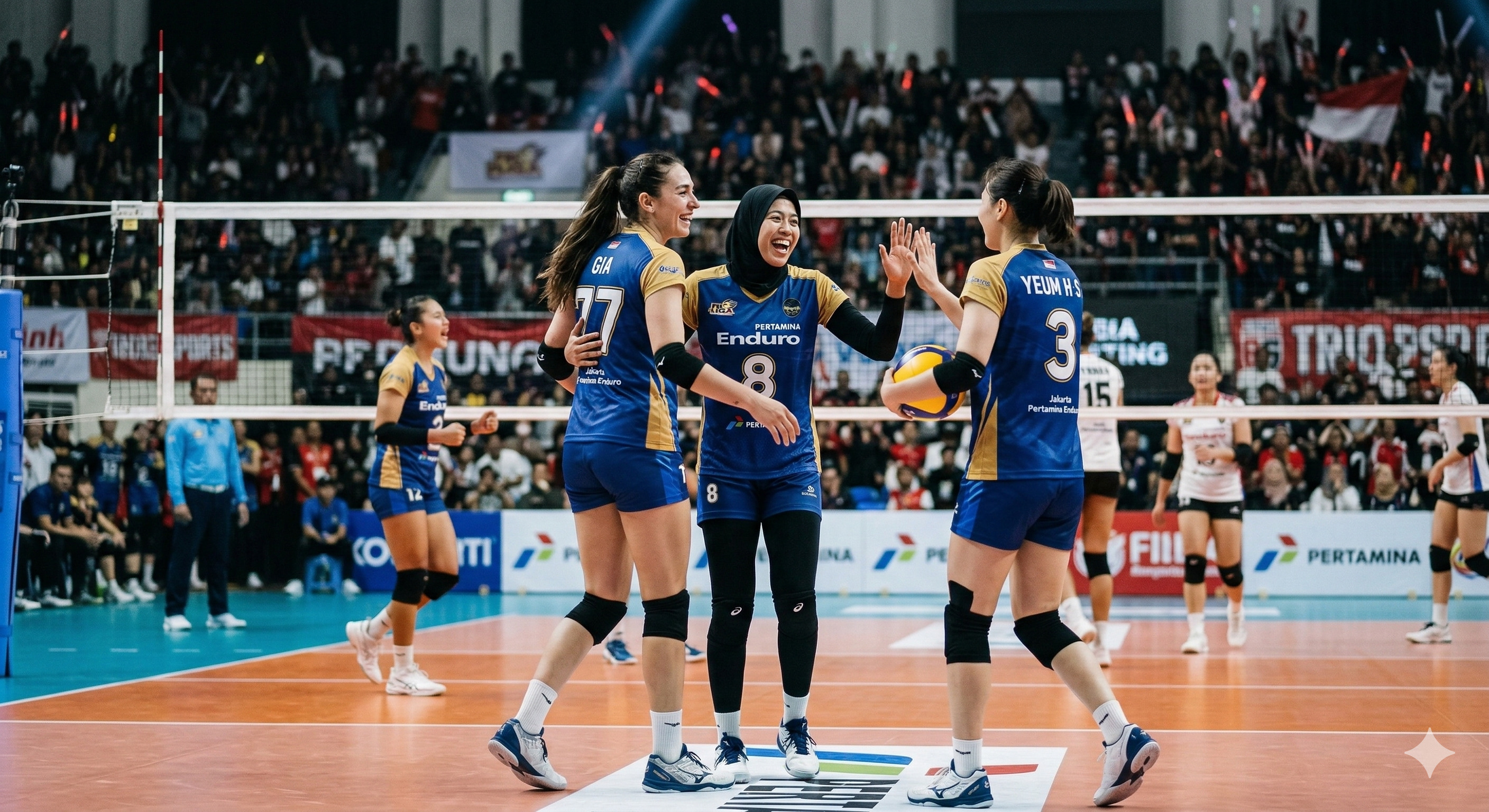 Reuni maut Trio Red Sparks di Jakarta Pertamina Enduro siap guncang Proliga! Intip strategi JPE boyong Megawati, Gia, dan Yeum Hye-seon di sini.