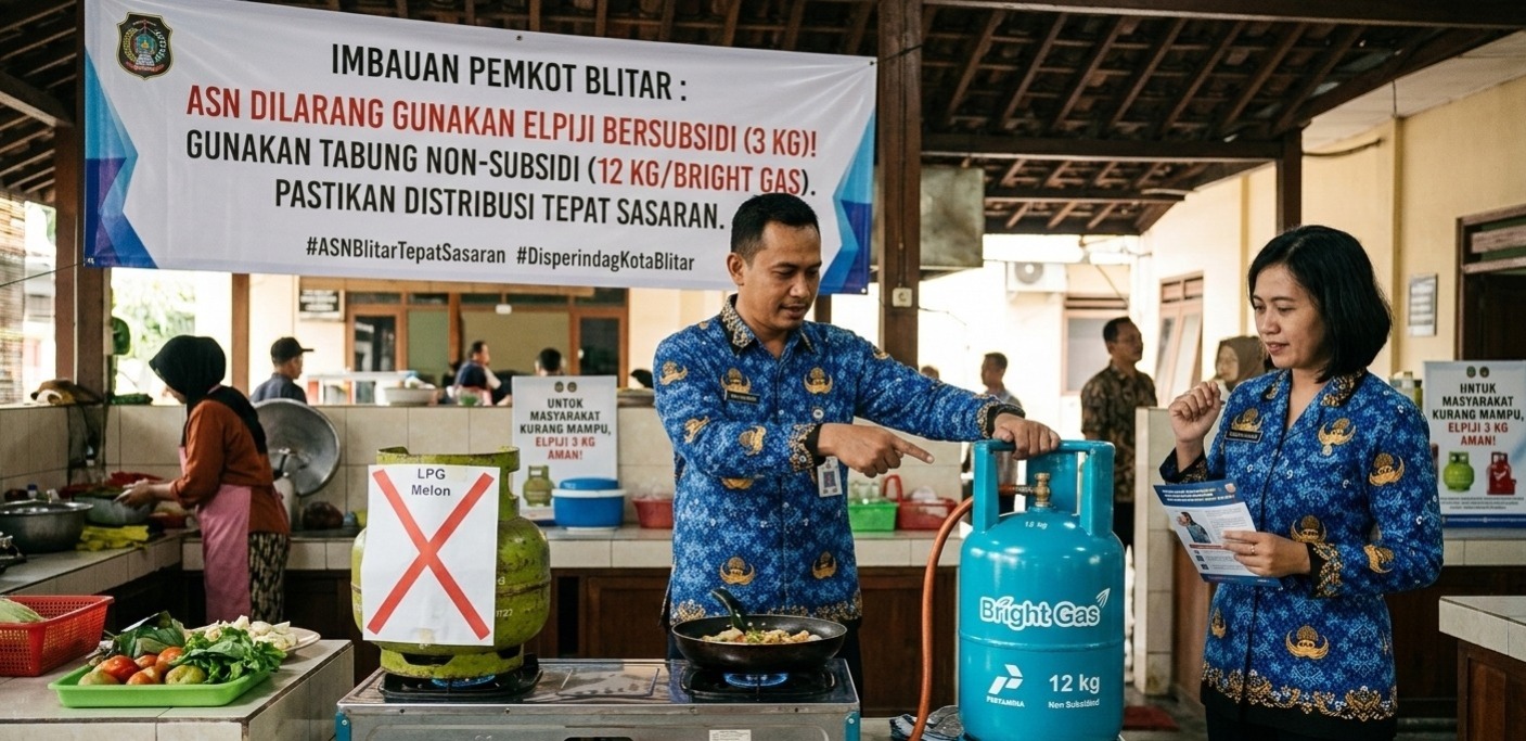 Kelangkaan elpiji 3 kilogram (kg) yang diduga salah sasaran dan tingginya permintaan membuat Pemerintah Kota (Pemkot) Blitar mengambil Tinda