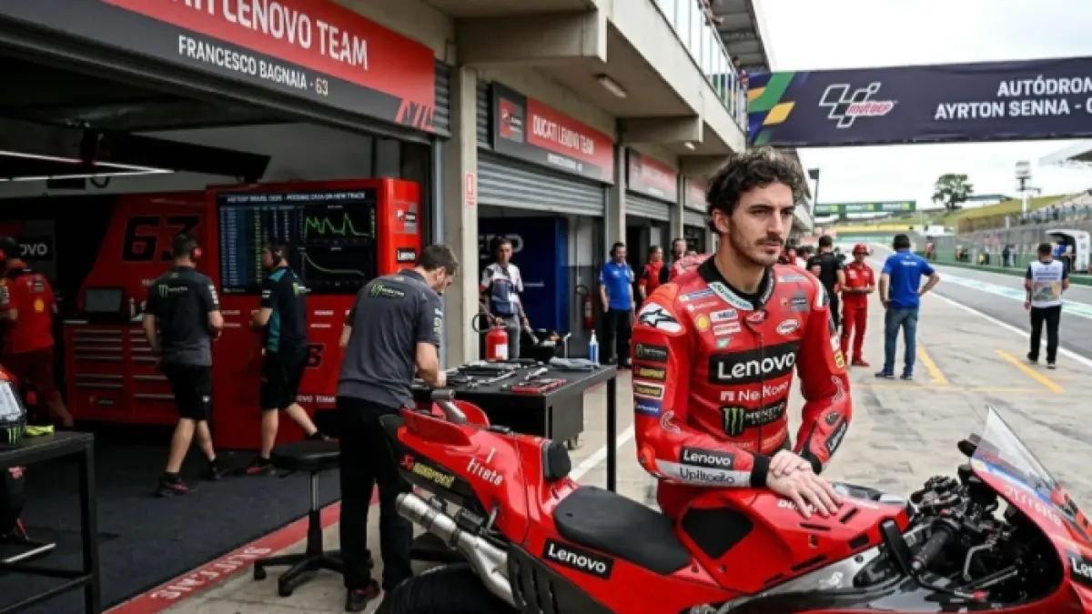 Ducati disorot usai gagal podium di Thailand. Francesco Bagnaia sebut motor bukan lagi tercepat jelang MotoGP Brazil 2026.