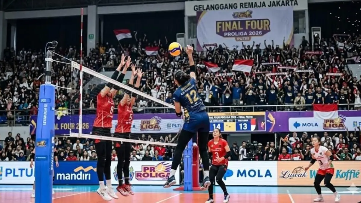 Jadwal Jakarta Pertamina Enduro di Final Four Proliga 2026 lengkap dengan daftar pemain dan klasemen terbaru sektor putri.