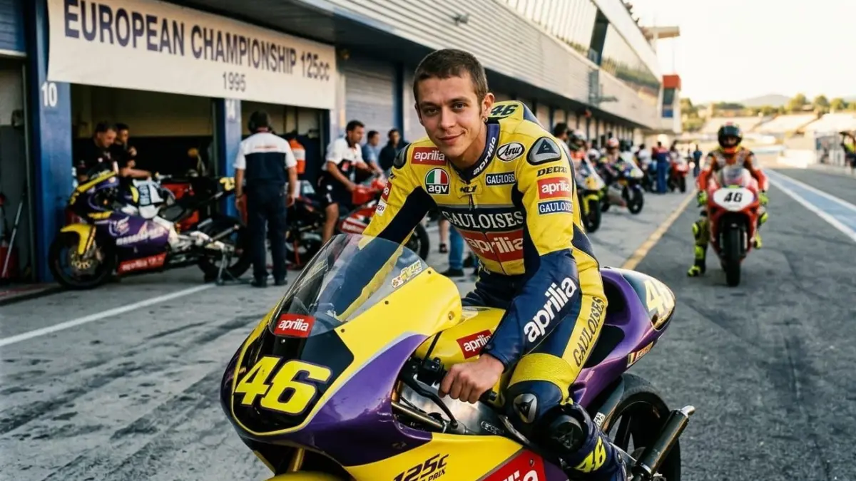 Kisah legenda MotoGP Valentino Rossi dari minimoto hingga jadi ikon balap dunia. Perjalanan karier The Doctor yang penuh rivalitas dan prestasi.