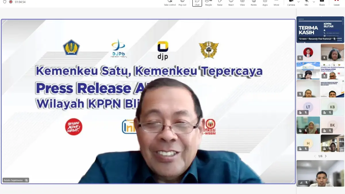 KPPN Blitar melakukan press release terkait realisasi APBN di wilayah Blitar.