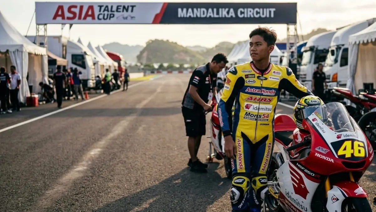 Profil Veda Ega Pratama, pembalap muda asal Gunungkidul yang sukses jadi juara Asia Talent Cup dan digadang calon bintang MotoGP.