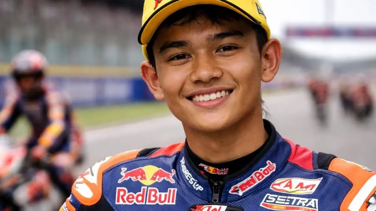 Profil Veda Ega Pratama, pembalap muda Indonesia yang dijuluki Marc Marquez kecil usai aksi hebatnya di Asia Talent Cup.