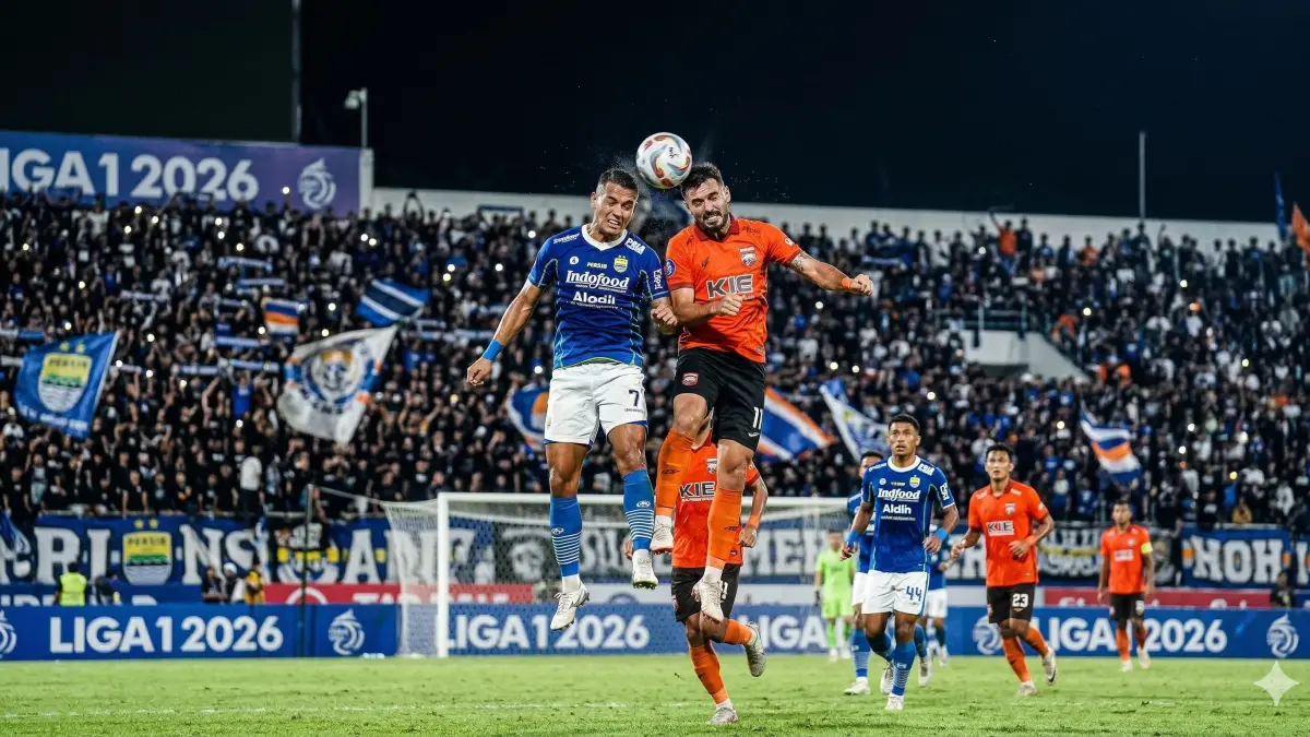 Simak hasil Liga 1 Indonesia 2026 terbaru! Persib Bandung pimpin klasemen, David da Silva top skor. Cek jadwal pekan ke-26 selengkapnya di sini!