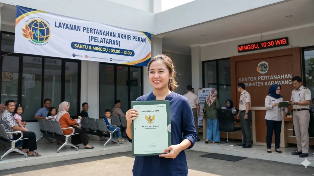 Urus sertipikat tanah tanpa bolos kerja! Cek jadwal Layanan Pertanahan Akhir Pekan (PELATARAN) di 107 Kantor BPN seluruh Indonesia.