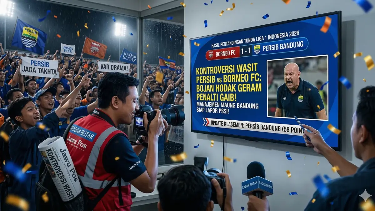 Buntut Kontroversi Wasit Persib vs Borneo FC, Bojan Hodak siapkan laporan resmi ke PSSI. Penalti Mariano Peralta di menit akhir picu protes keras!