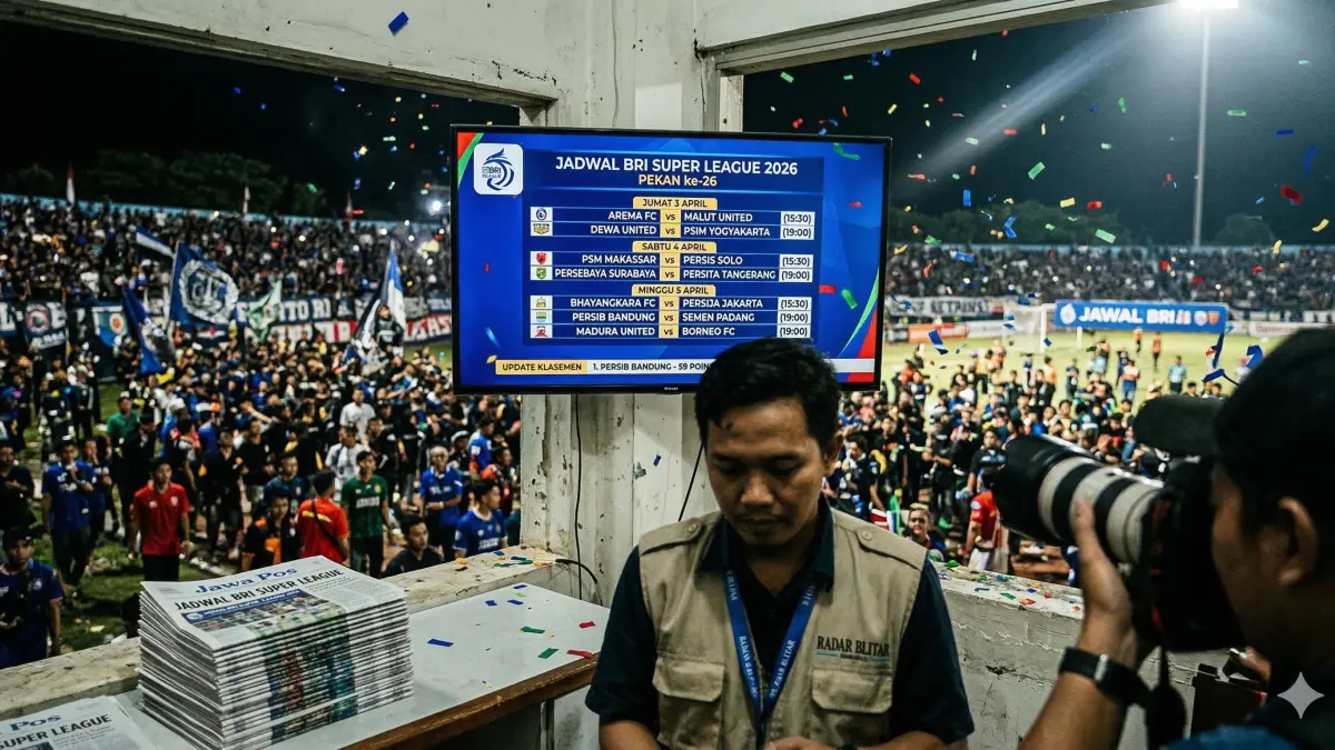 Jadwal BRI Super League 2026 Pekan ke-26: Persib Bandung Nyaman di Puncak, Persija Jakarta Siap Kudeta Papan Atas, Siapa Tergusur?