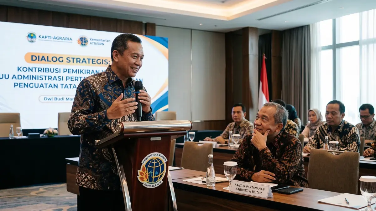 Kementerian ATR/BPN perkuat RUU Administrasi Pertanahan bersama KAPTI Agraria demi sistem pertanahan modern, transparan, dan aman hukum.