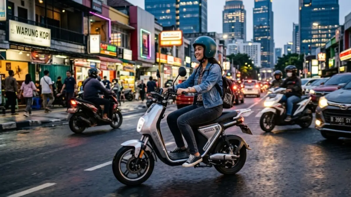 Motor Listrik Indomobil Adora: Harga Rp24 Jutaan, Jarak Tempuh & Top Speed Asli Terungkap!