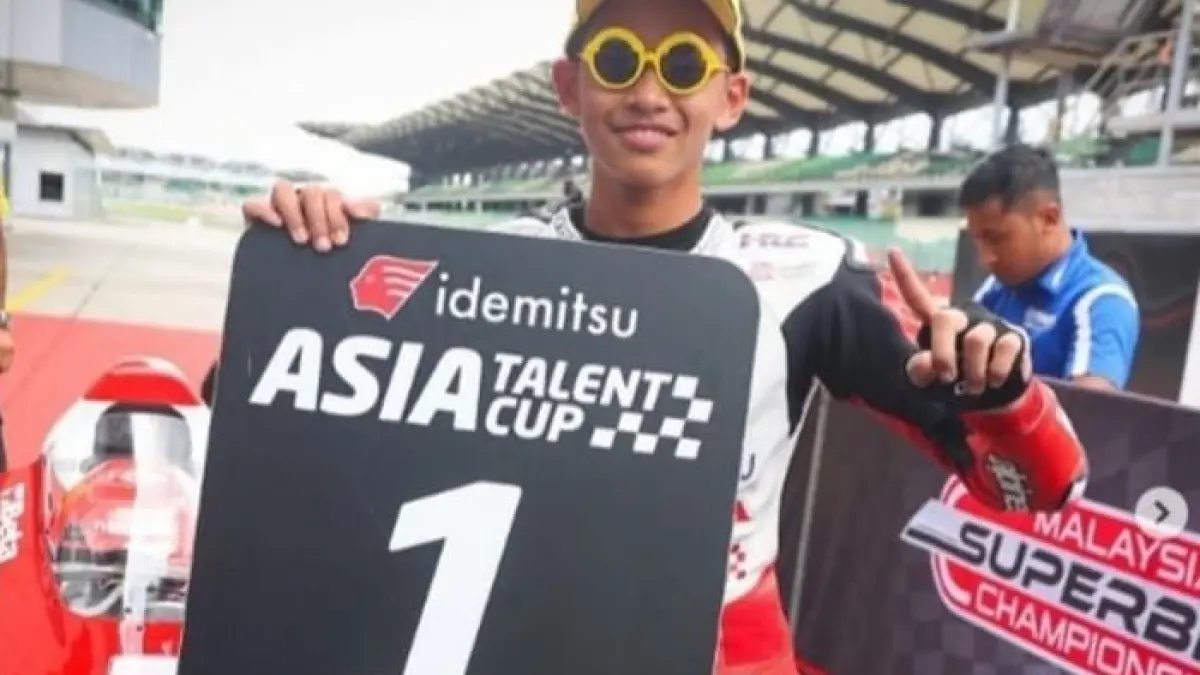 Veda Ega Pratama juara Asia Talent Cup 2023 di usia 15 tahun, jadi harapan baru Indonesia menuju MotoGP dunia.