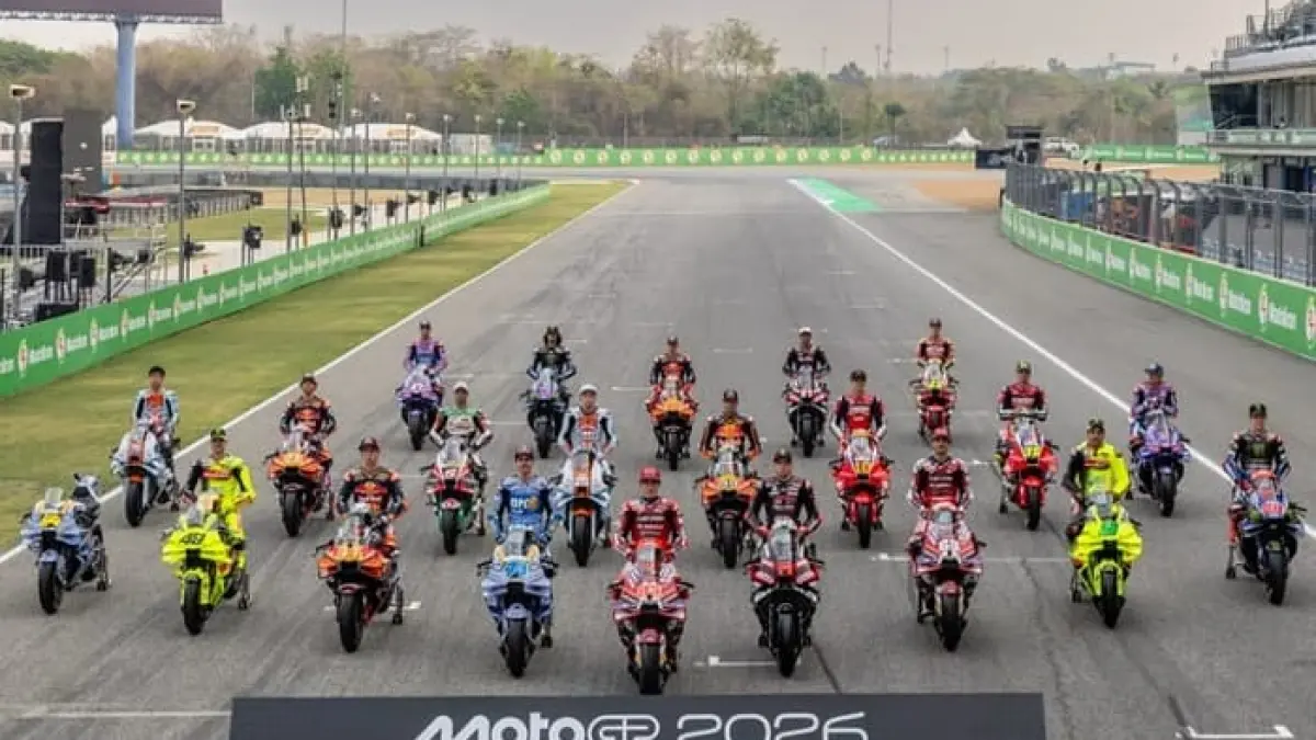 Jadwal MotoGP 2026 resmi dirilis! Mandalika digelar Oktober, simak kalender lengkap 22 seri dari Thailand hingga Valencia.