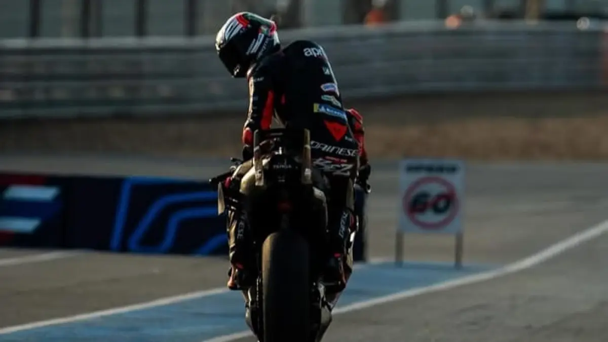 MotoGP Brasil 2026 diwarnai duel Marquez vs Di Giannantonio, namun Marco Bezzecchi tetap menang dominan.