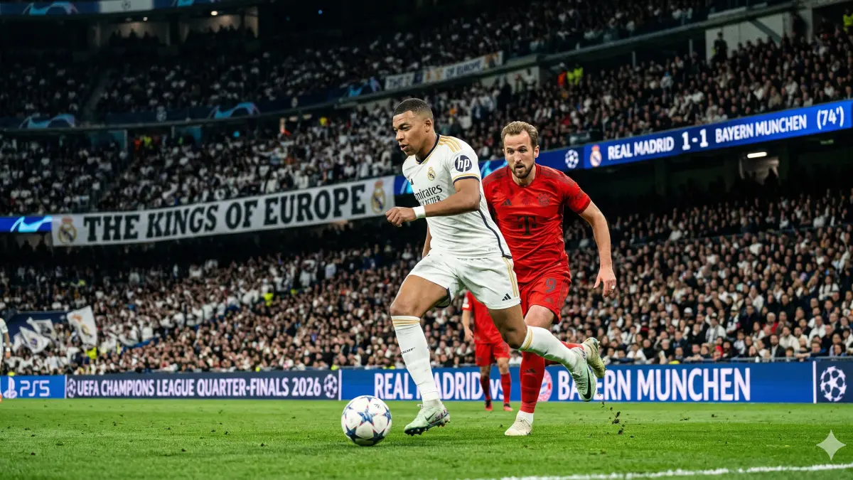 Cek jadwal babak 8 besar Liga Champions 2025/2026! Duel Real Madrid vs Bayern hingga Barca vs Atletico. Siapa melaju ke semifinal? Klik di sini!