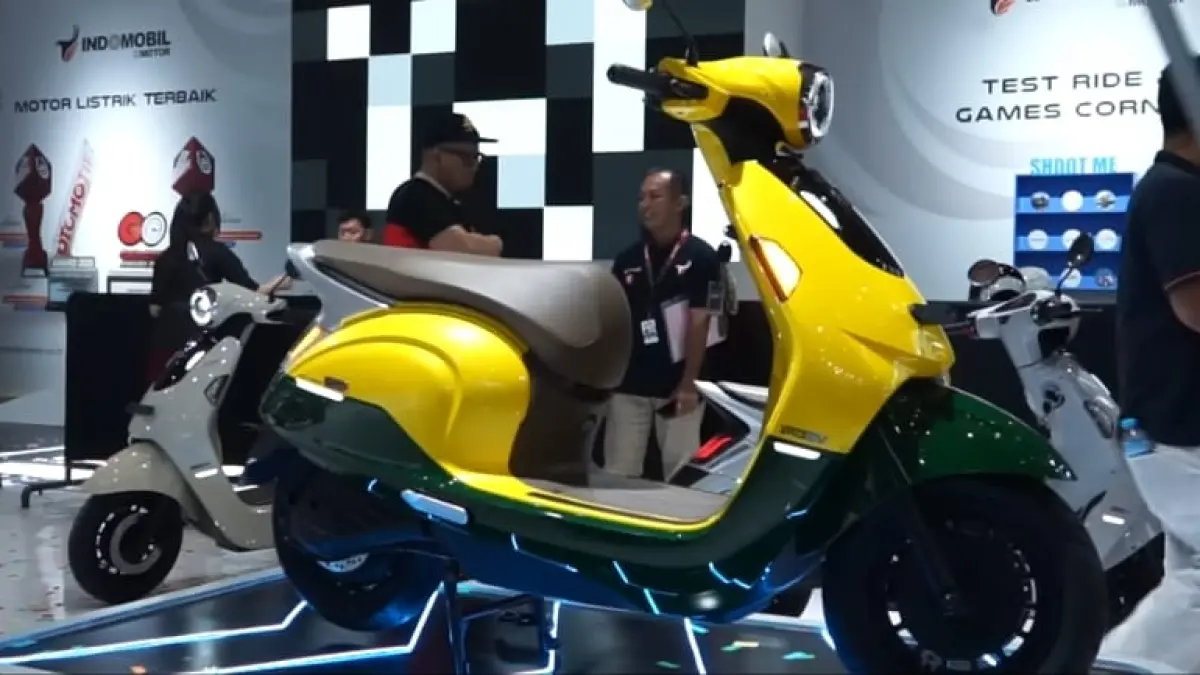 Indomobil Emotor Cutie dan Cutie Pro hadir di IMS 2026, motor listrik Rp15 jutaan dengan jarak 130 km dan fitur canggih.