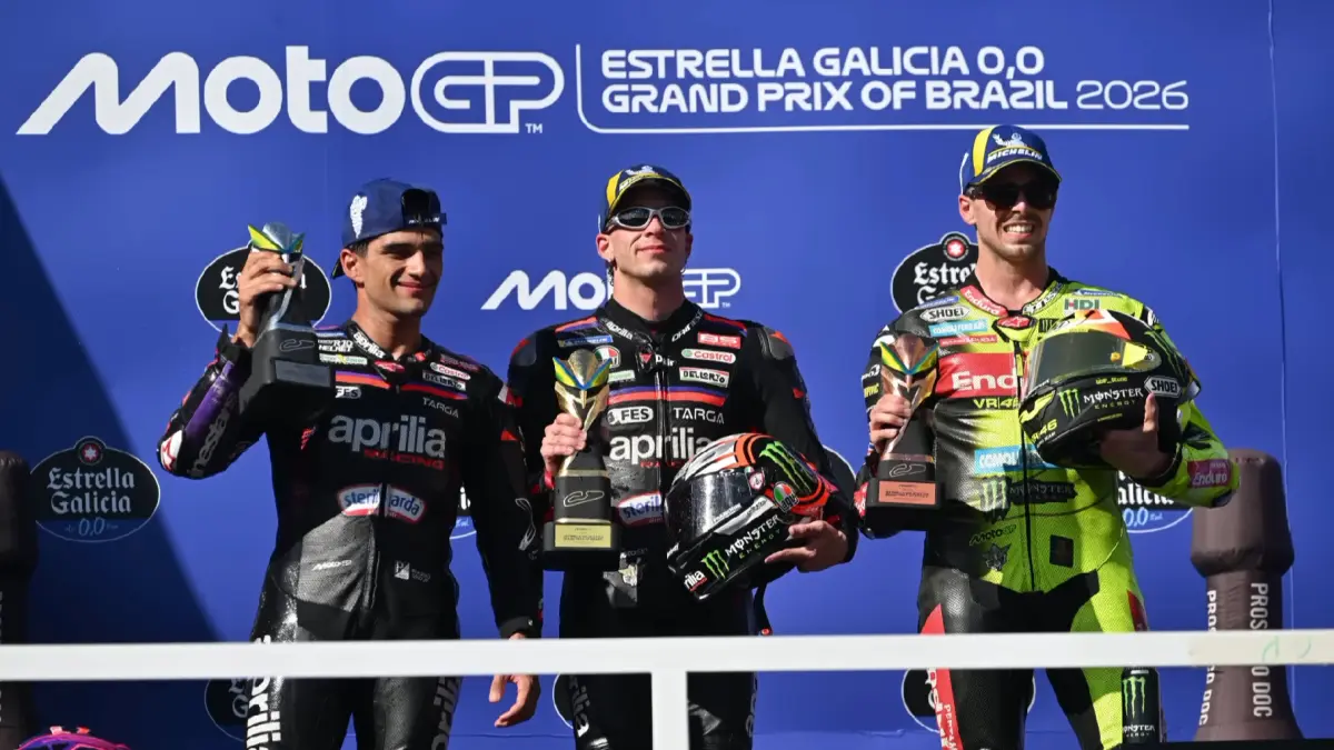 Kontroversi MotoGP Brasil 2026 akibat lintasan rusak, balapan dipangkas, namun pembalap justru membela penyelenggara