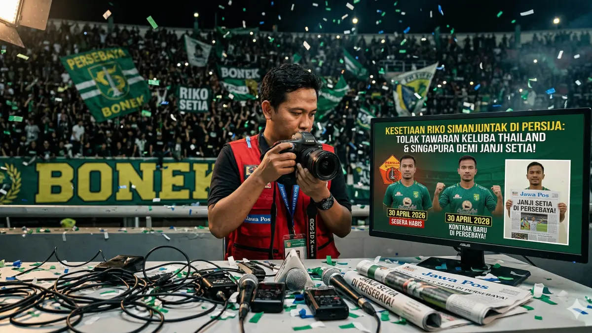 Bukti nyata Kesetiaan Riko Simanjuntak di Persija: Tolak tawaran klub Thailand demi Macan Kemayoran. Simak kisah haru sang legenda hidup di sini!