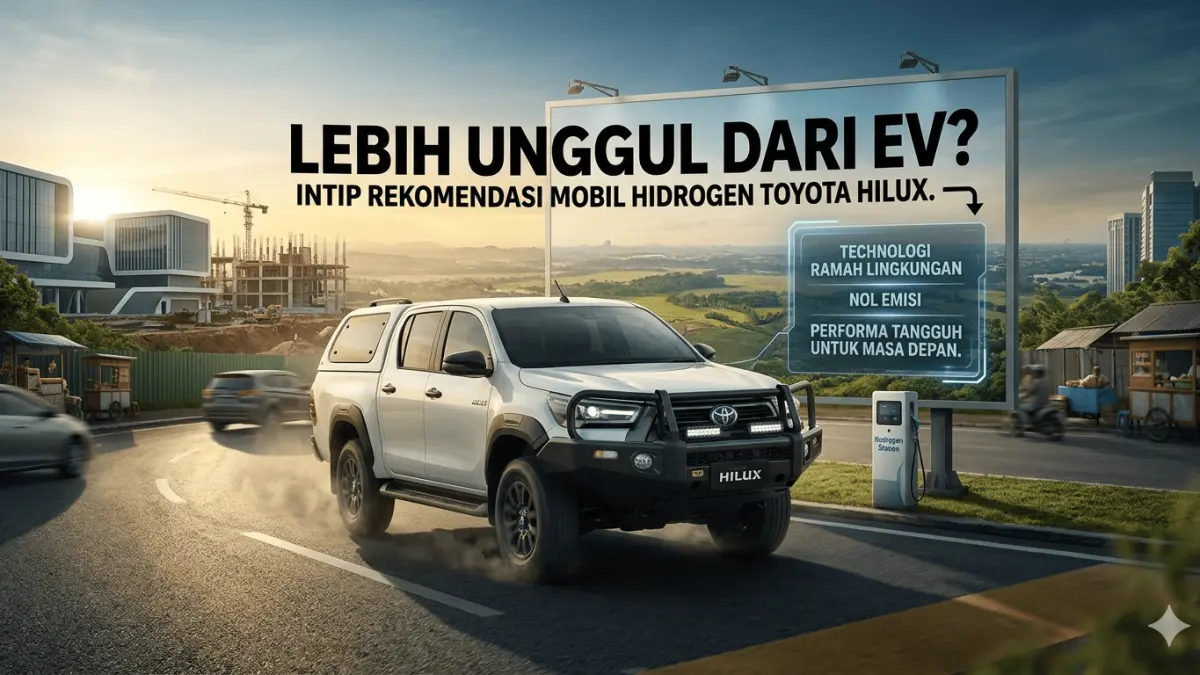 Simak rekomendasi mobil hidrogen Toyota Hilux FCEV yang super irit! Jarak tempuh 600 KM dengan biaya bahan bakar sangat murah. Cek selengkapnya di sini!