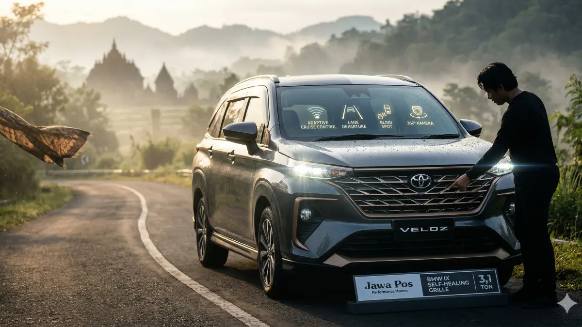 Toyota Veloz Hybrid 2026 resmi meluncur! Irit hingga 25,9 km/liter, fitur TSS canggih, harga mulai 300 jutaan. Cek spesifikasi lengkapnya di sini!