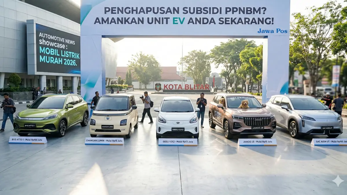 Wacana subsidi pajak dihapus! Cek daftar 5 mobil listrik murah 2026 mulai Rp100 jutaan sebelum harga EV meroket. Amankan unitmu sekarang!
