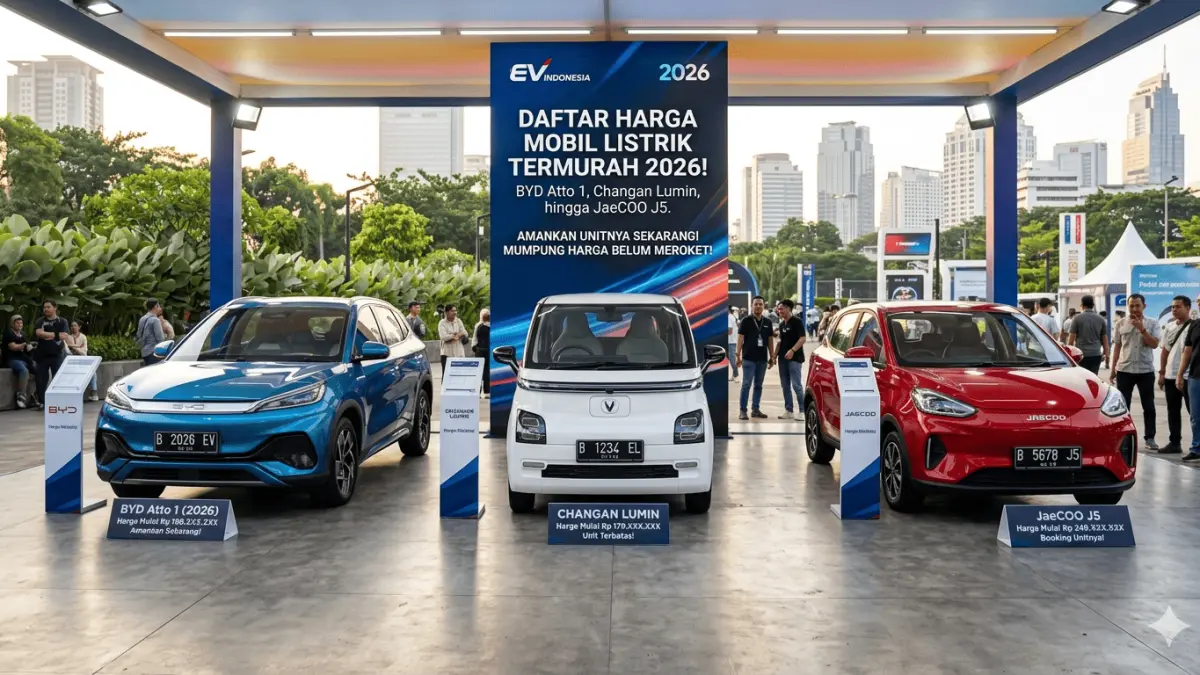 Cek 5 rekomendasi mobil listrik murah 2026 mulai Rp100 jutaan! Segera beli sebelum subsidi PPNBM dihapus dan harga EV melonjak naik.
