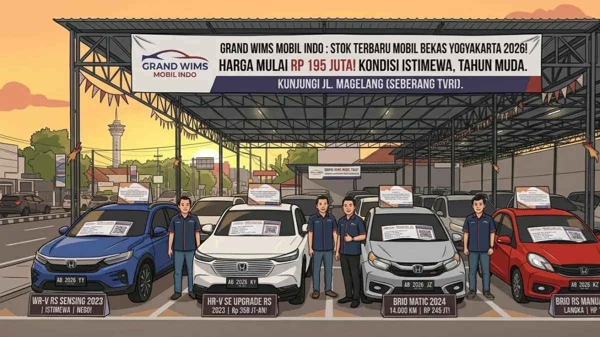 Harga mobil bekas Jogja 2026 mulai Rp70 jutaan, dari Brio 2024 hingga Jazz RS dan Agya 2023, stok terbatas!