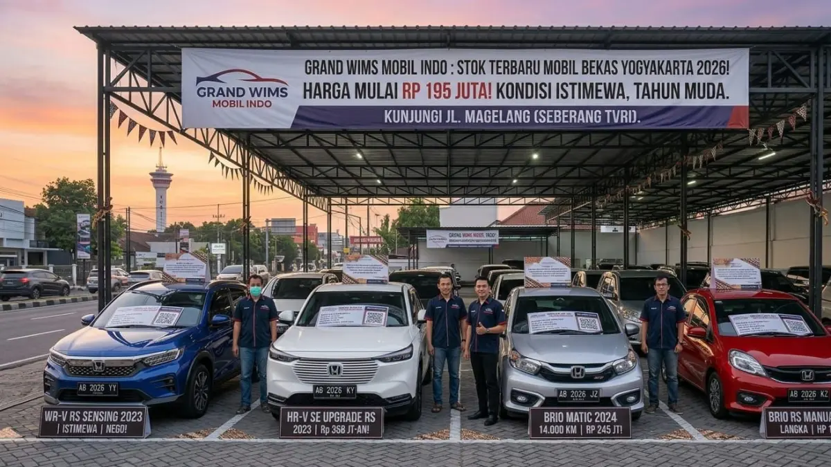 Promo BCA Expo 2026 hadirkan harga mobil bekas Jogja murah, Brio 2023 km 3.000 hingga Voxy 2020 mulai Rp85 juta!